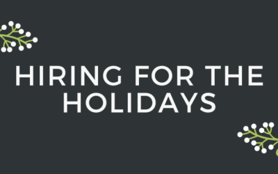 Hiring For The Holidays